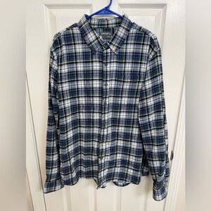 Eddie Bauer Plaid Flannel Long Sleeve Shirt